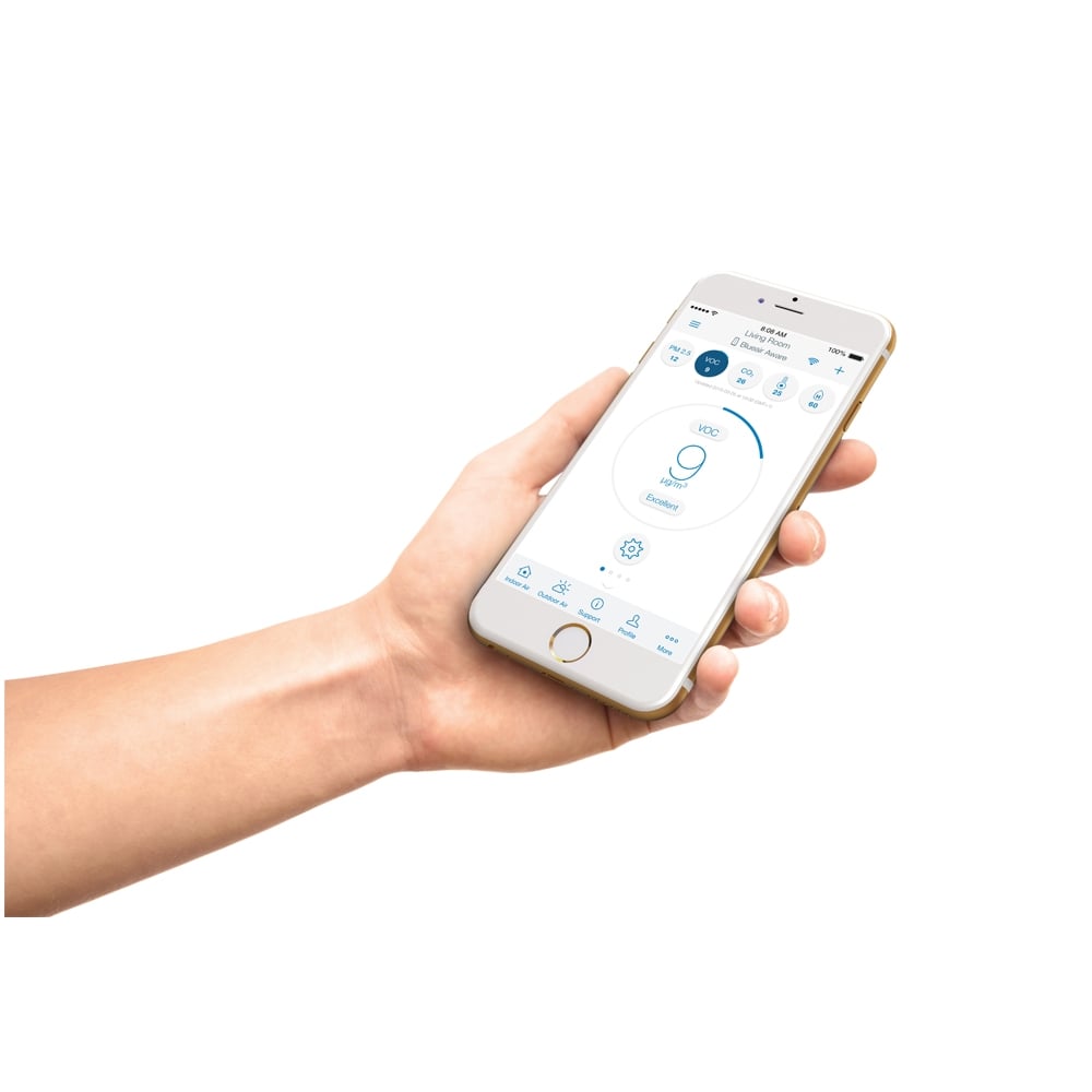 Sense+ Wi-Fi Connected Air Purifier in Graphite Black with HEPASilent Plus Technology and Smartphone Control