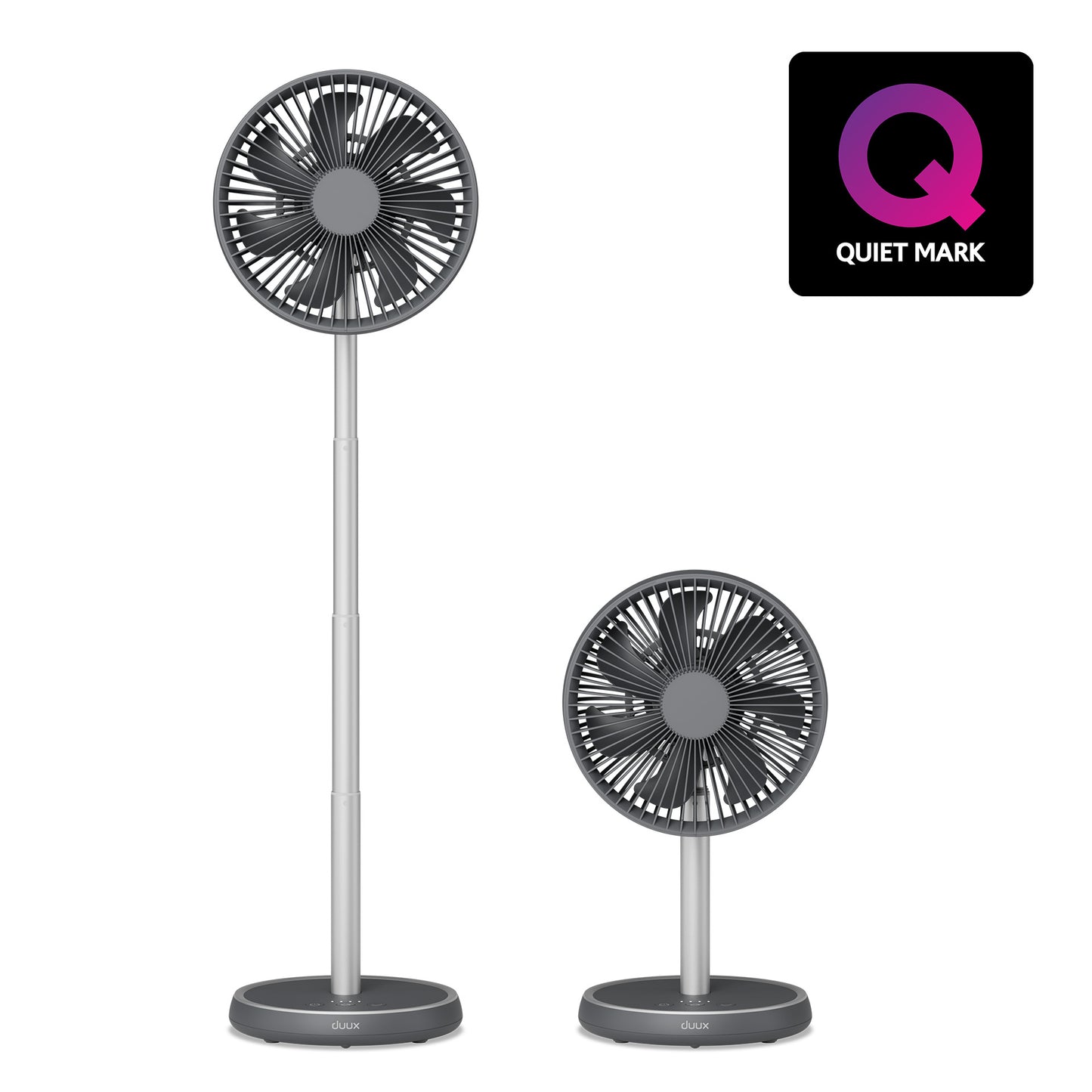 Duux Rize Cordless Fan - Charcoal