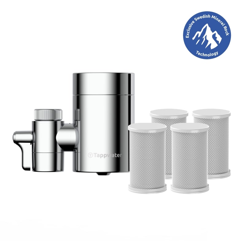 Tappwater EcoPro SMR Tap Water Filter, Annual Pack (Unit + Refills)