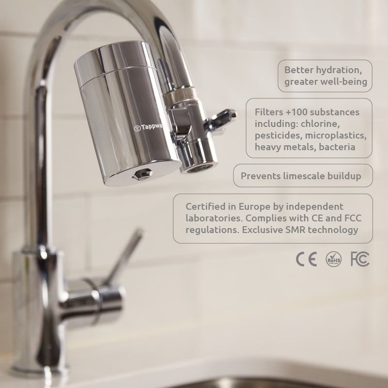 Tappwater EcoPro SMR Tap Water Filter, Annual Pack (Unit + Refills)