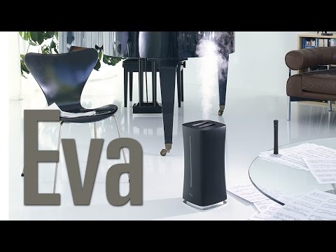 Eva Home Humidifier with Remote Control Humidity Sensor and Selectable Warm or Cold Mist