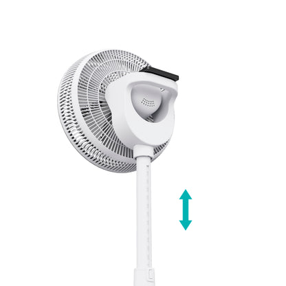 Duux Whisper 3 Pedestal Fan | Ultra-Quiet 26-Speed Fan | Breathing Space