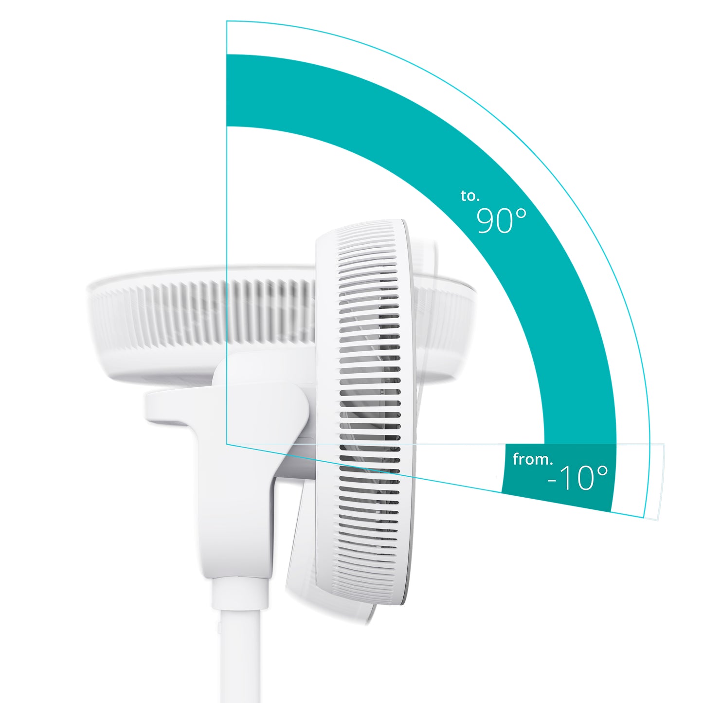 Duux Whisper 3 Pedestal Fan | Ultra-Quiet 26-Speed Fan | Breathing Space