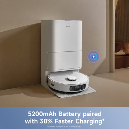 MOVA E40 Ultra Robot Vacuum and Mop with 19,000 Pa Suction