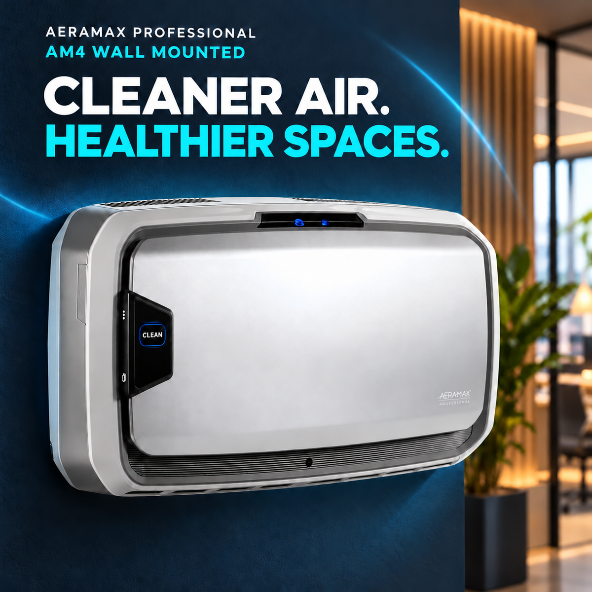 Aeramax Pro AM4 Wall Mounted Pureview Air Purifier with up to 3 Years of Filters.
