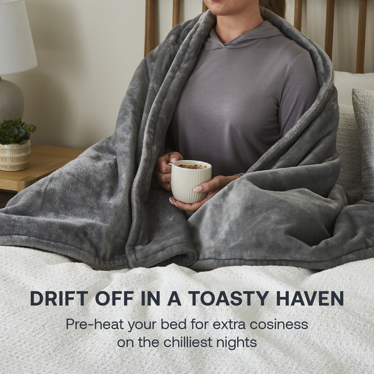 Dimplex DXHTG Super Cosy Heated Throw (Grey)