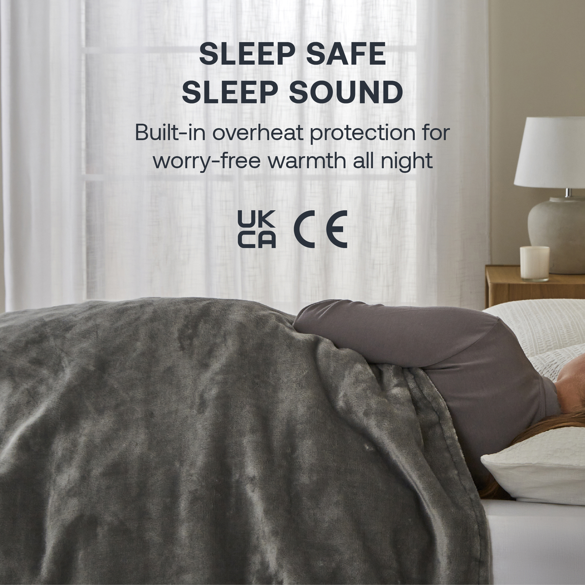 Dimplex DXHTG Super Cosy Heated Throw (Grey)