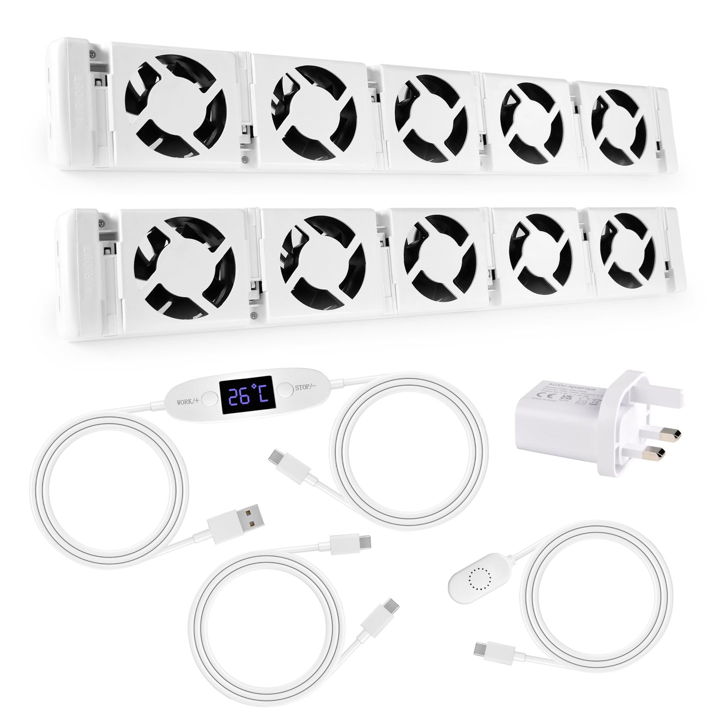 RadBoost Radiator Booster Fan - Double Pack