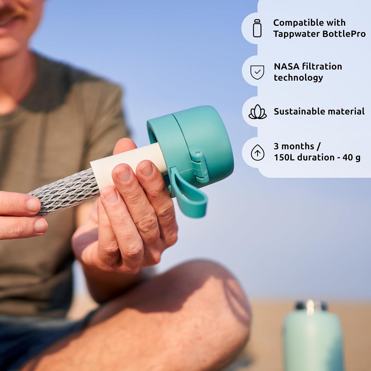 Adventure Bottle Ahlstrom Refill - Tappwater
