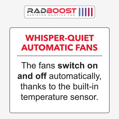 Radboost Radiator Booster Fan - Single Pack